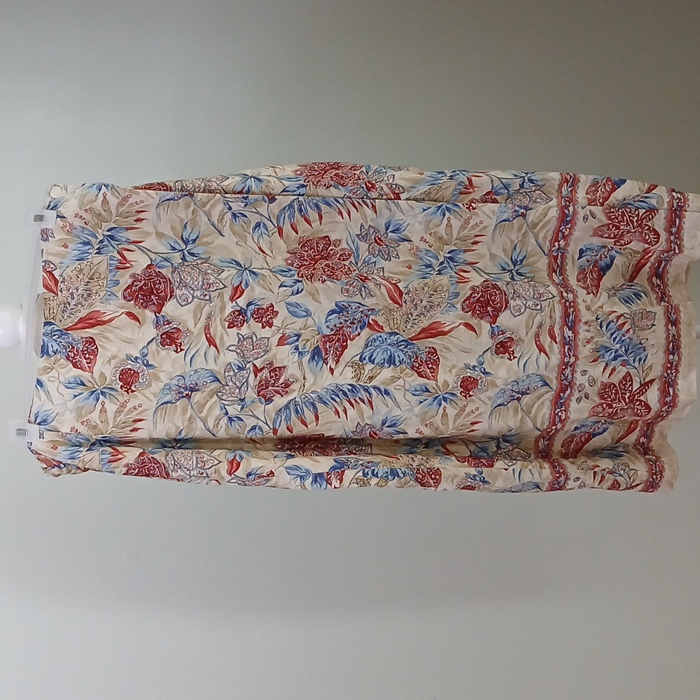 2/$15 Charter Club Wrap Floral Print Maxi Skirt